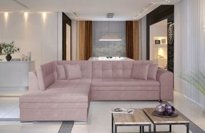 Kutna garnitura Pieretta s ležajem - 205x260x80 cm