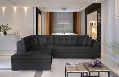 Kutna garnitura Pieretta s ležajem - 205x260x80 cm