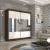 Wenge+White lacobel+mirror (200) (Tms24)