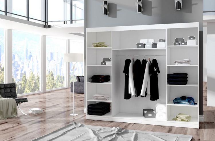 Wardrobe dimensions 215x 250 x 58