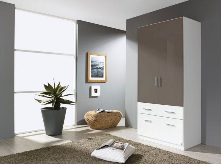 Korpus i ladice alpinweiß; Fronte grau-metallic